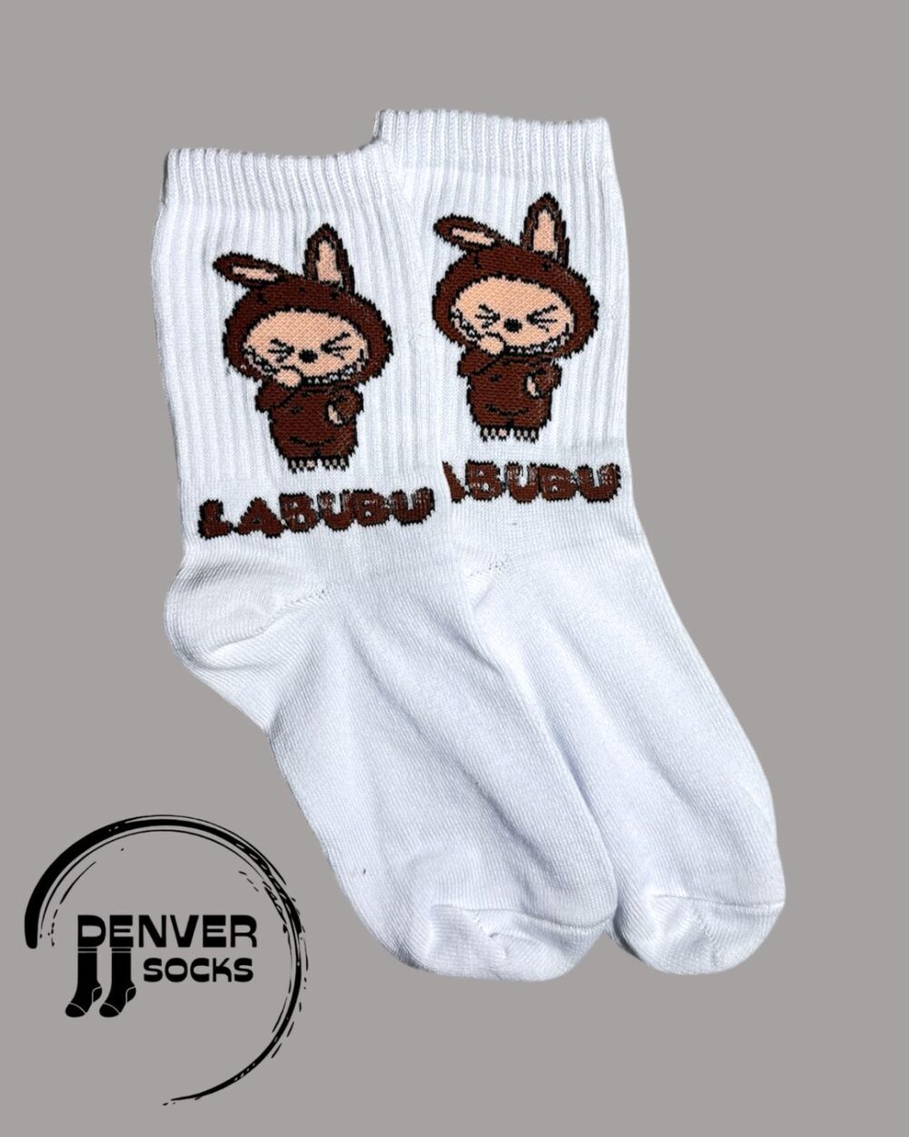 LABUBU MARRON- BLANCA