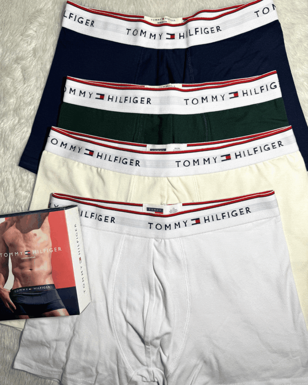 BOXER TOMMY (con cajas) los elástico pueden ser de diferentes colores