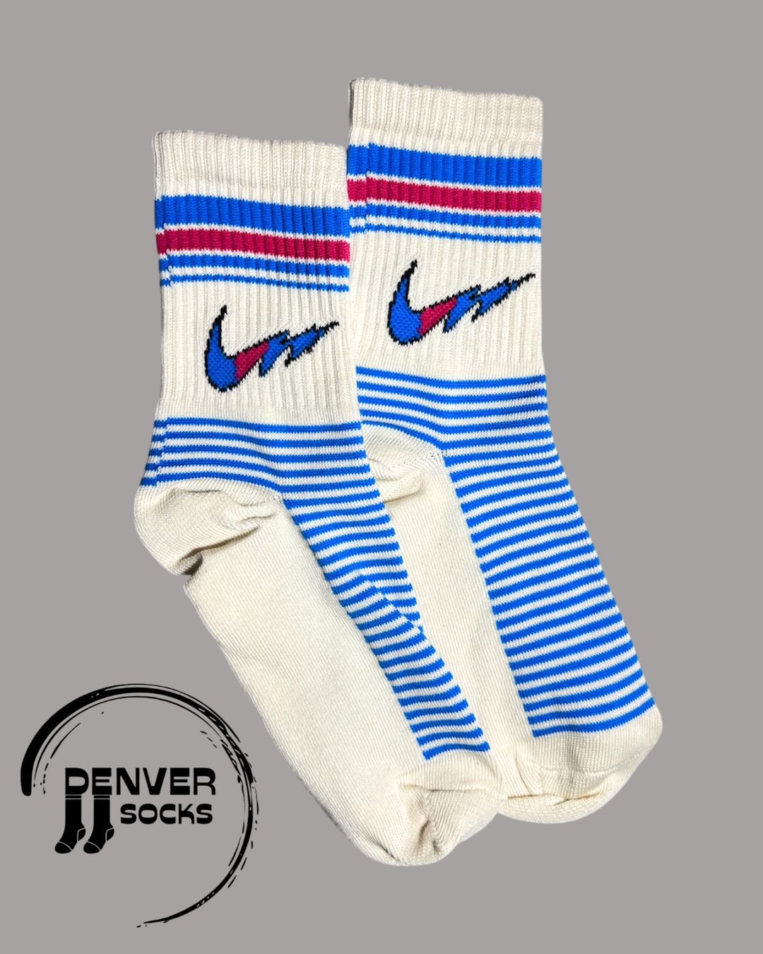 NIKE RAYO AZUL - BEIGE