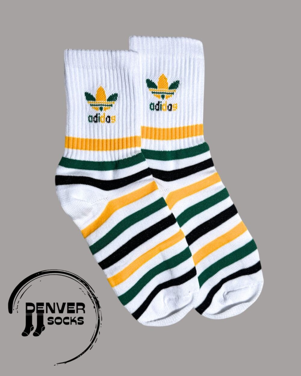 ADIDAS RAYADA AMARILLA VERDE - BLANCA