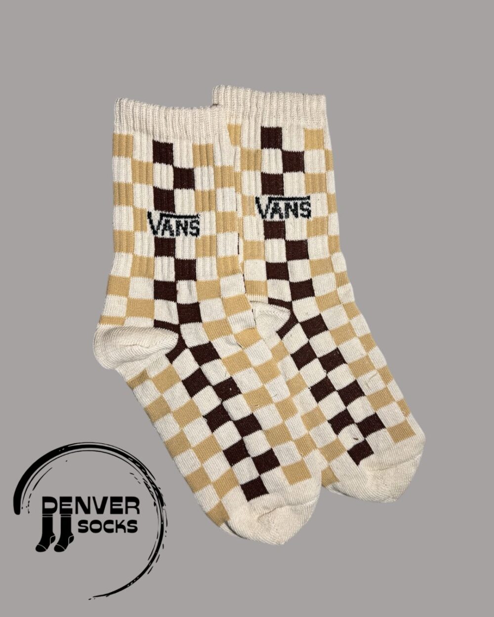 VANS CUADRICULA MARRON - BEIGE