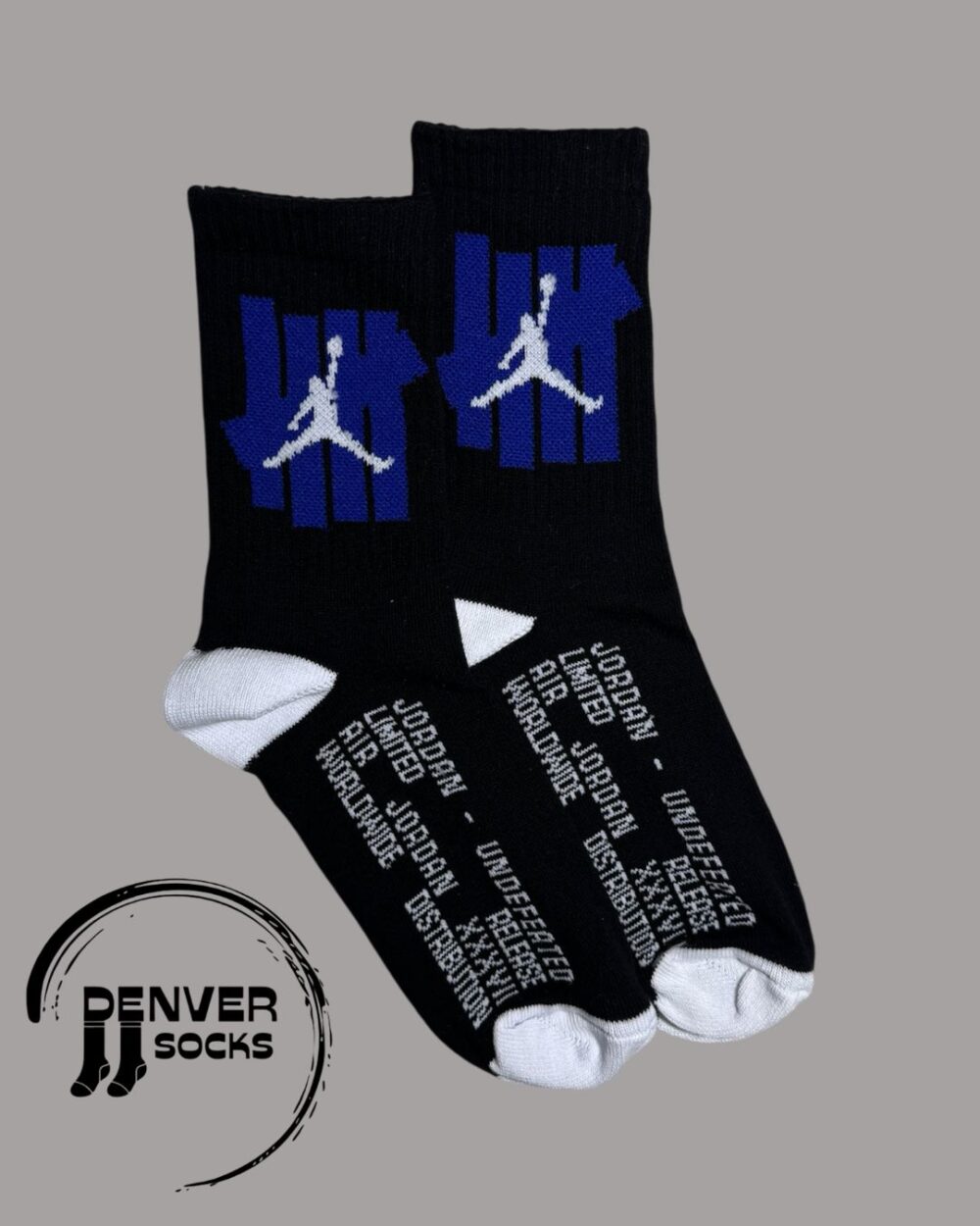 NEW JORDAN LETRAS AZUL - NEGRA