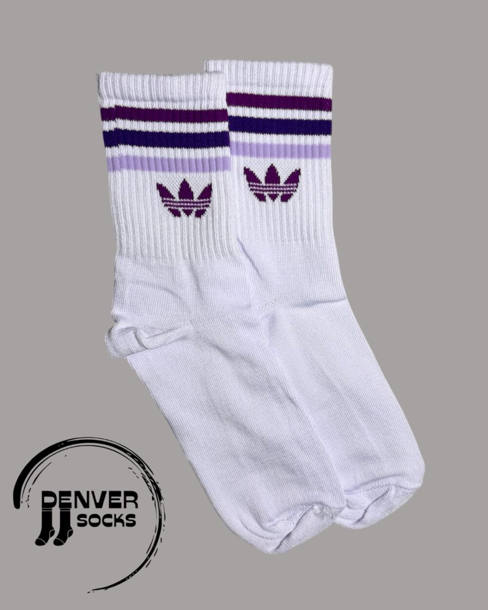 NEW ADIDAS HOJA LILA - BLANCA