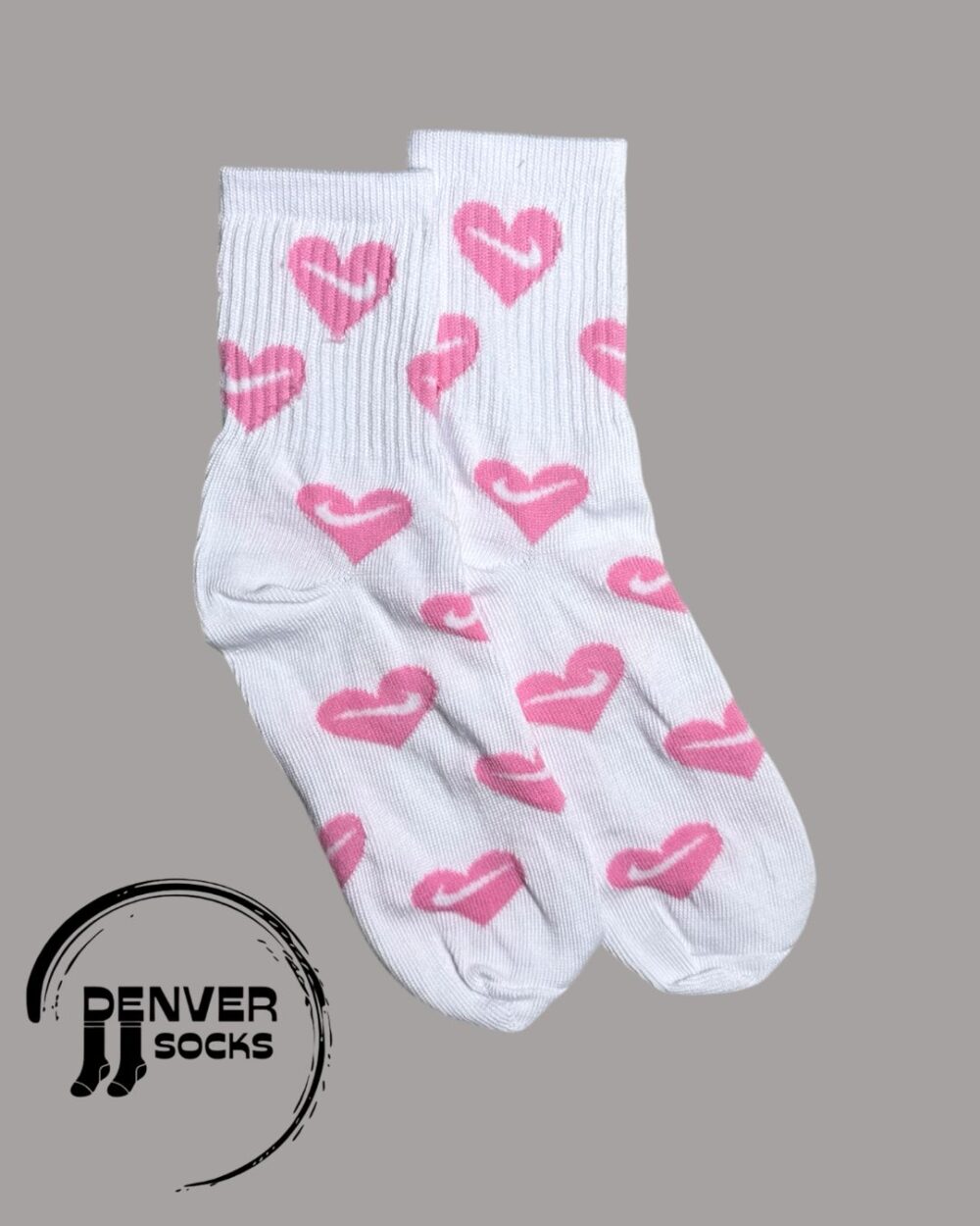 NIKE 2 CORAZONES ROSAS - BLANCA