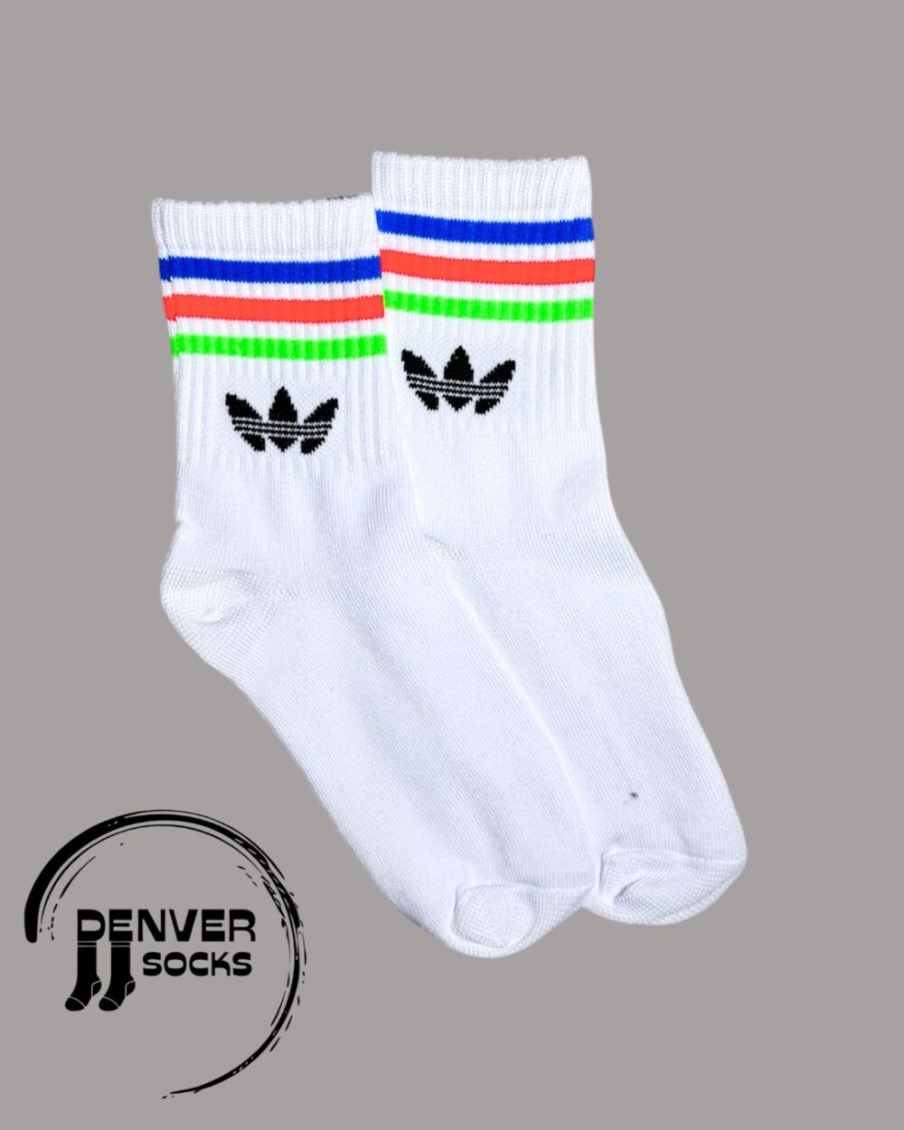 ADIDAS AZUL NARANJA VERDE - BLANCA