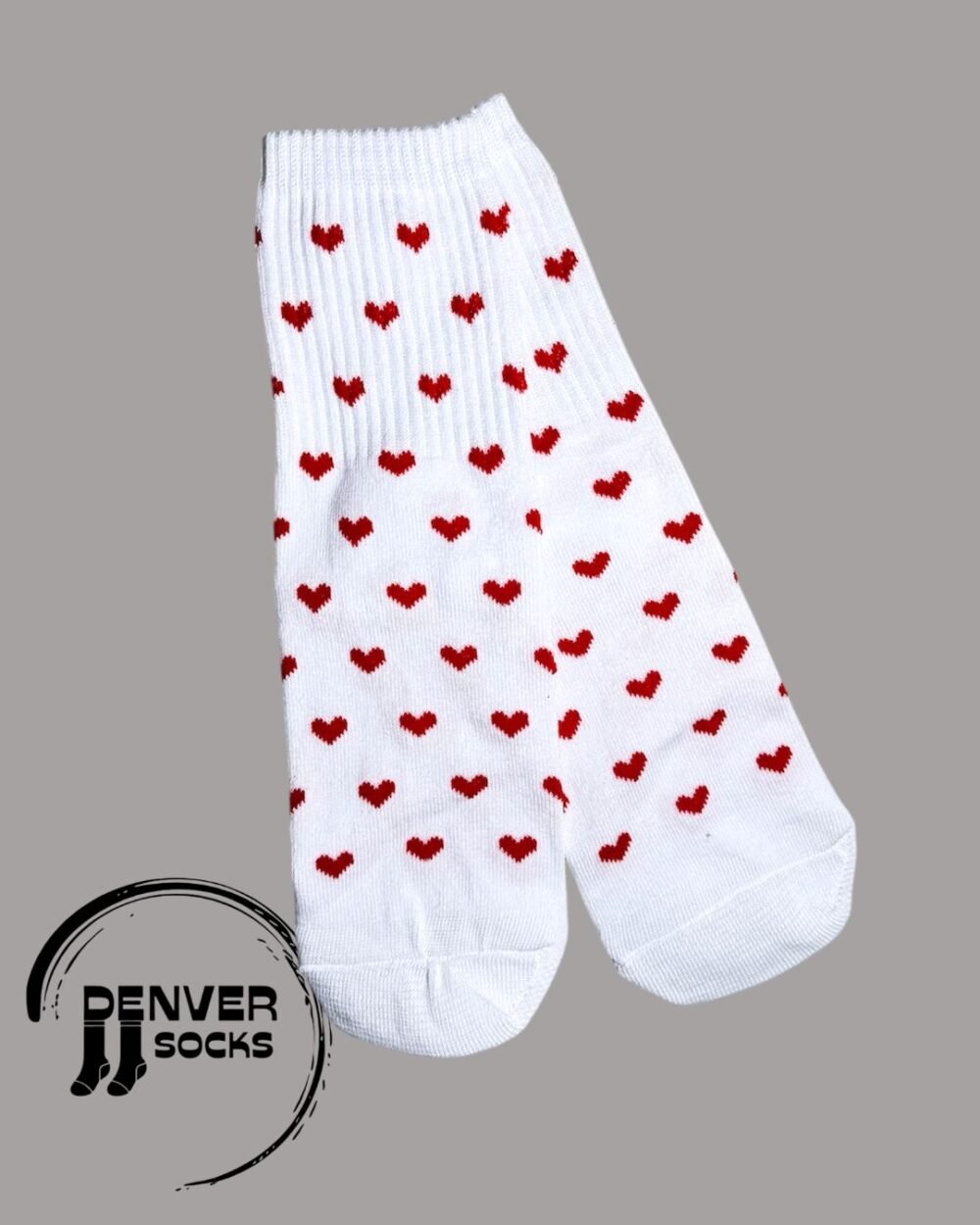 CORAZONCITOS ROJOS - BLANCA