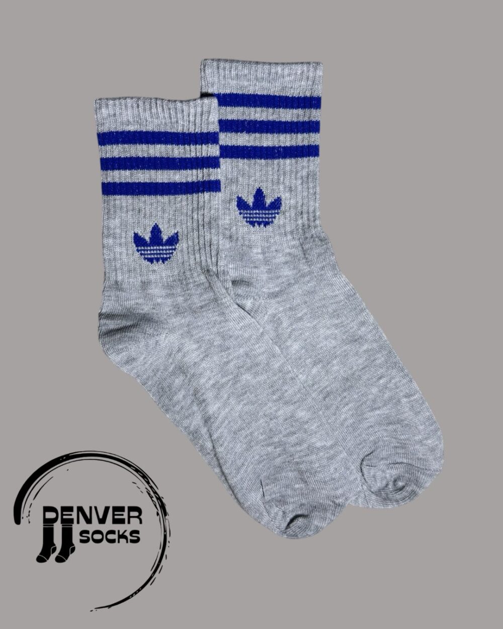 ADIDAS 2 HOJA LINEA AZUL - GRIS