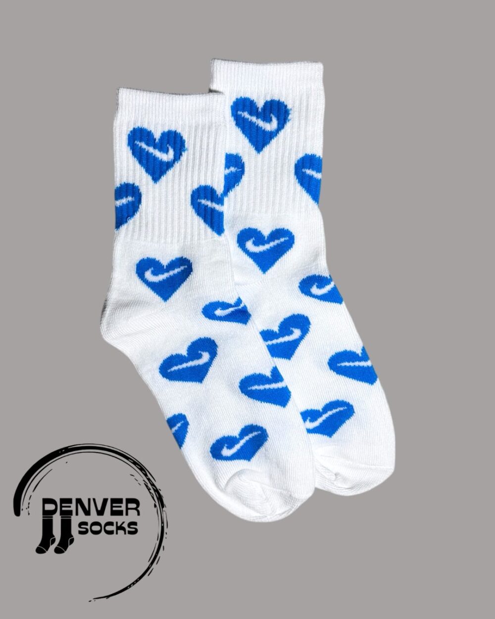 NIKE 2 CORAZONES CELESTES - BLANCA