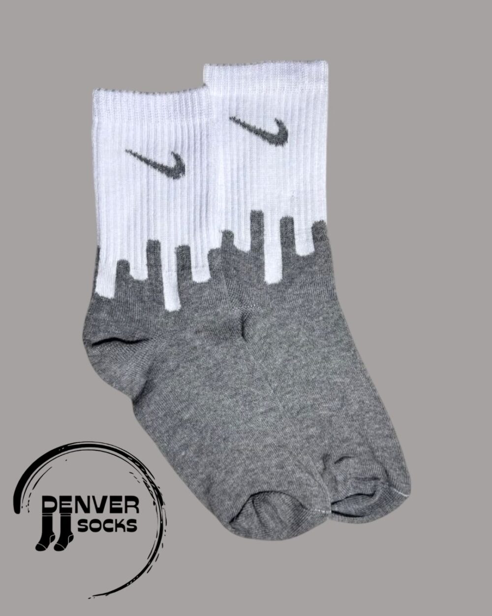 NIKE GOTAS BLANCA - GRIS