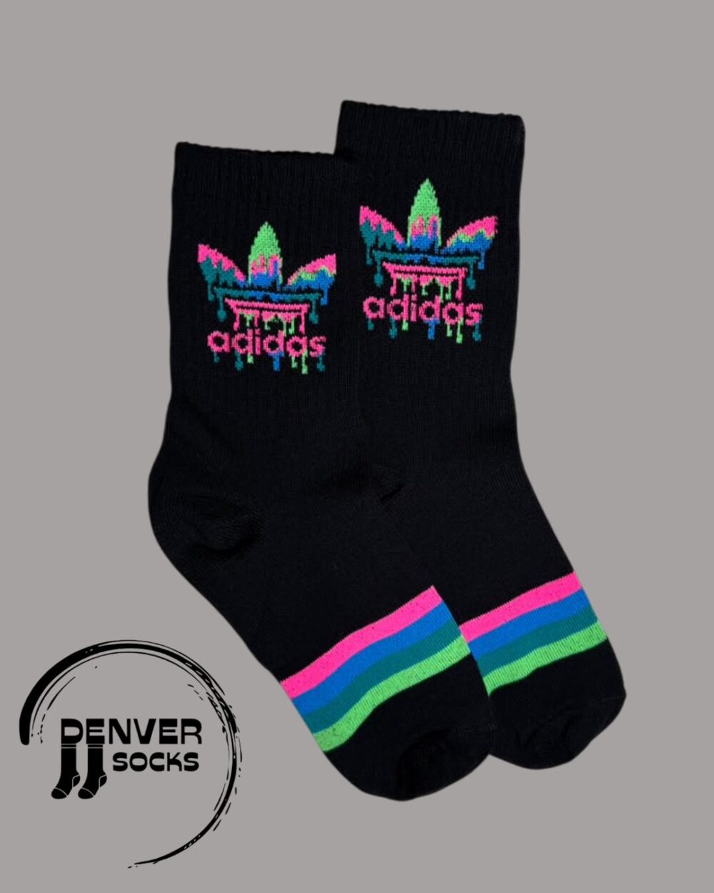 ADIDAS DERRETIDA COLORES - NEGRA