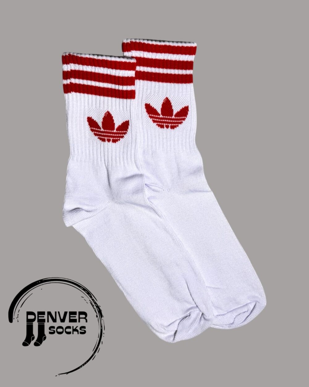 NEW ADIDAS HOJA ROJA - BLANCA