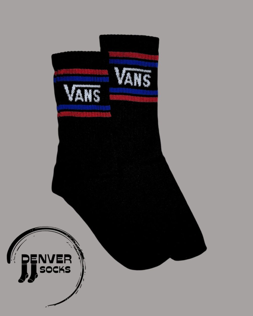 VANS LINEA ROJA AZUL - NEGRA